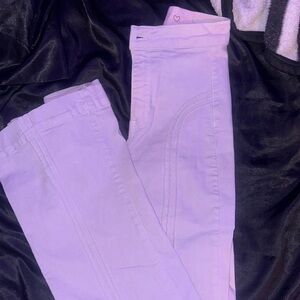 Light pink flared REVICE denim